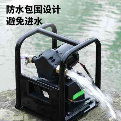 大功率家用抽水机充电式抽水泵农用灌溉锂电池浇水机电动浇菜神器