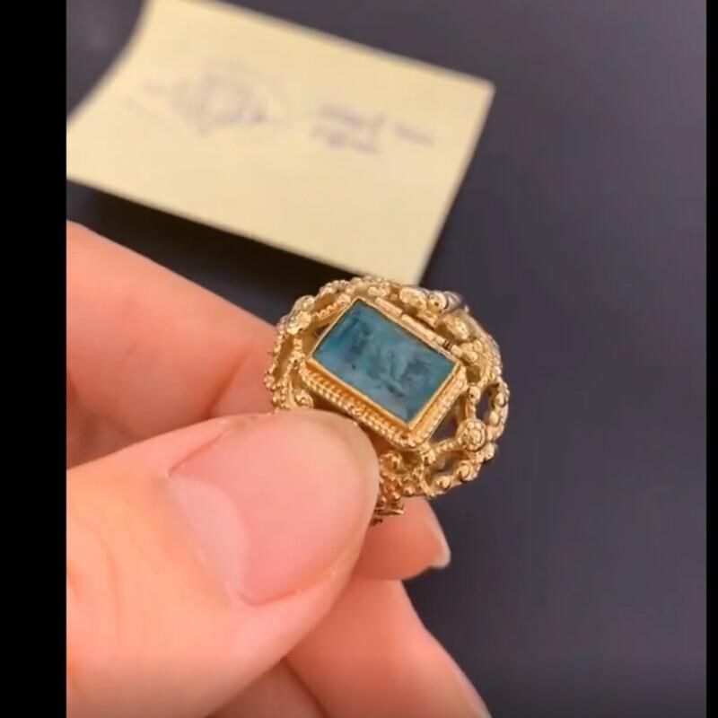 储物空间戒指16世纪欧洲新奇外表美艳I绝伦里面暗藏玄机指环手饰