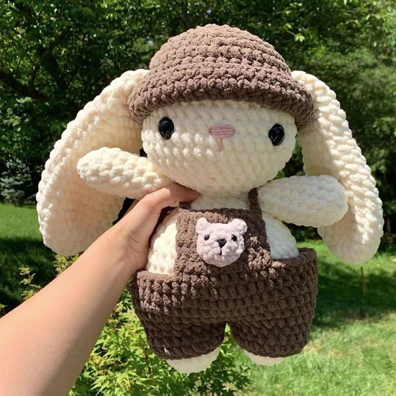 手工编织小玩偶手工娃娃针织玩偶diy材料包O自制送女友送闺蜜可爱
