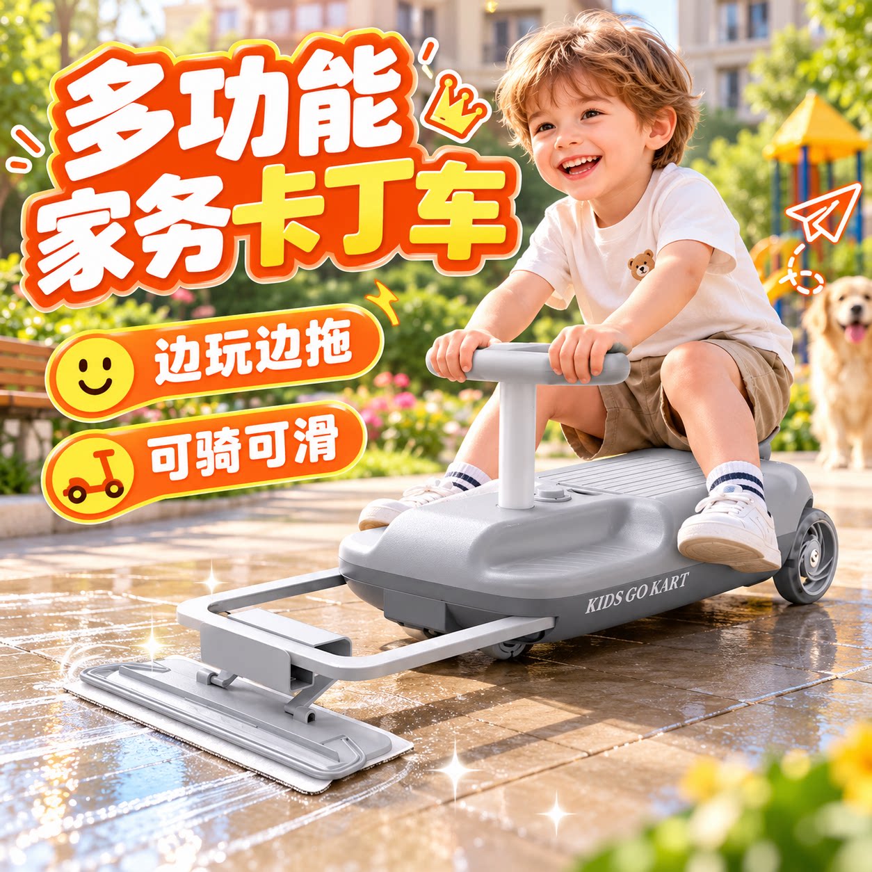 扭扭车电动周岁礼物新款溜溜车