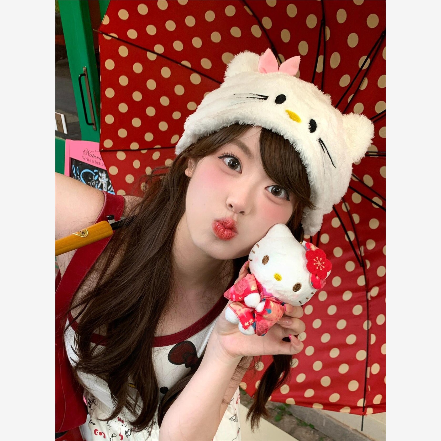 可爱卡通hellokitty毛绒