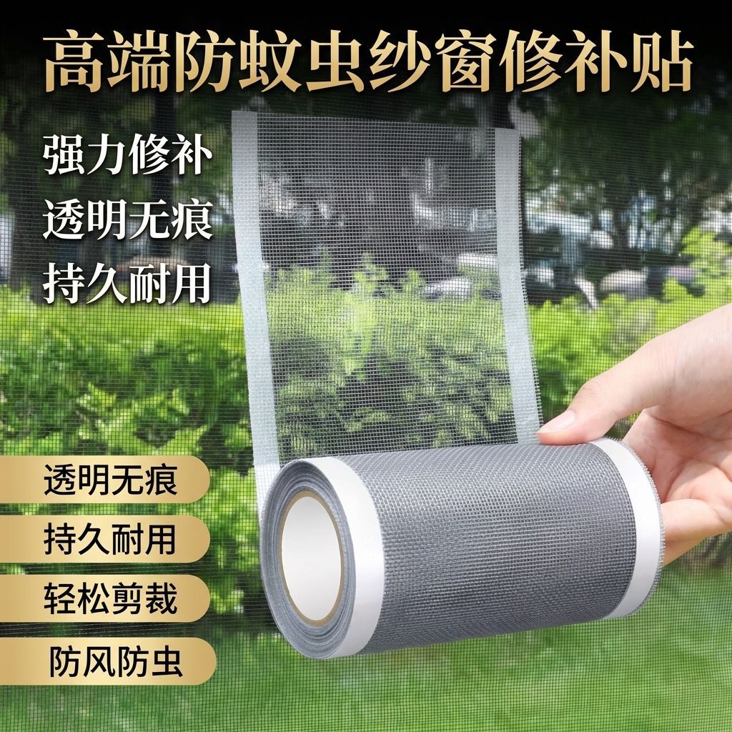 窗纱补丁贴破洞修复自粘