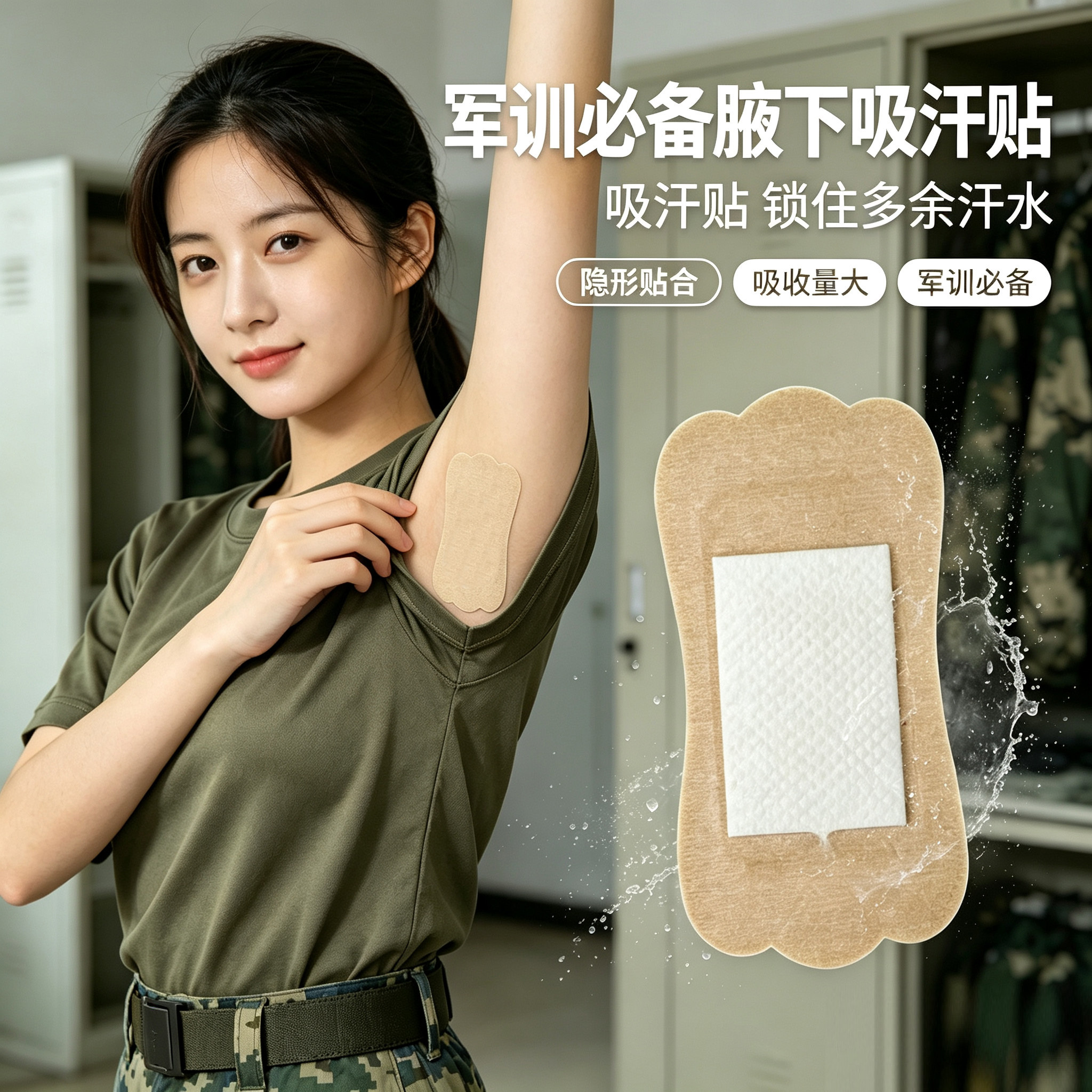 军训腋下吸汗贴宿舍好物