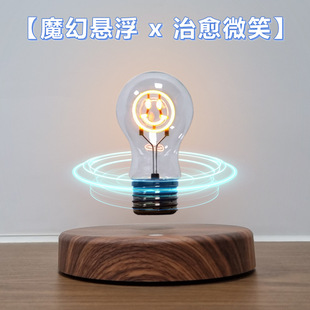 厂家生产磁悬浮做工精细客所需桌面摆件灯泡创意小夜灯氛围灯礼物