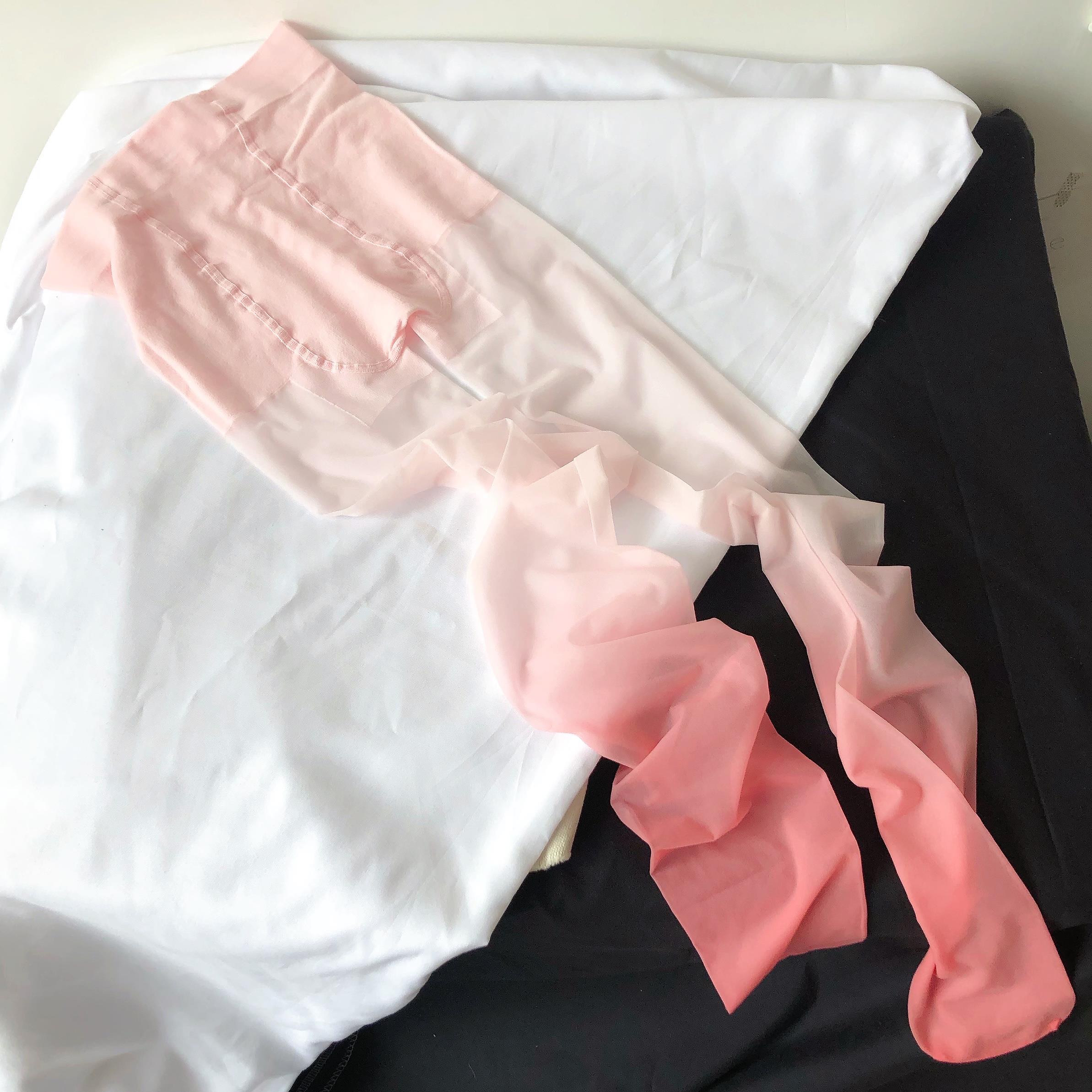 蜜桃粉色渐变丝袜女超薄款防勾丝连裤袜y2k千禧辣妹复古糖果彩色