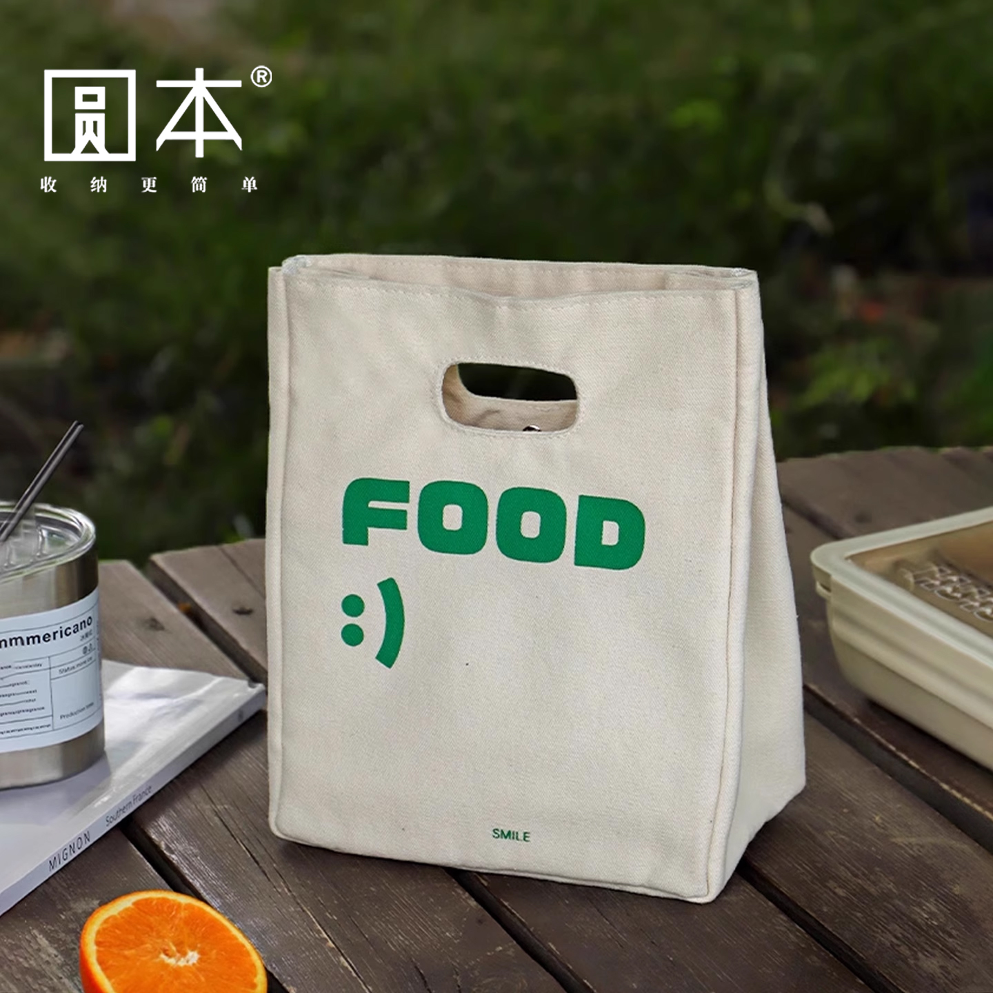 2025新款加厚帆布手提保温饭盒袋