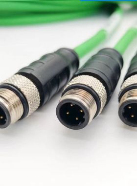 现货M12公头以太网EVC893 894 895 897 898 899 900 901连接线
