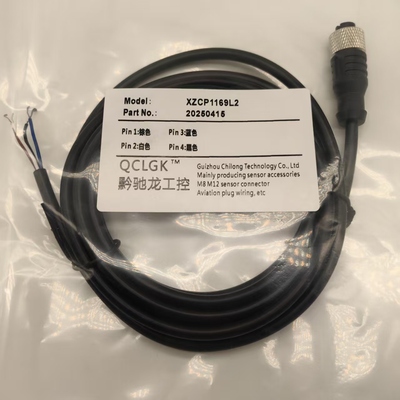 现货航空插头传感器XZCP1169L2/L5/L10 XZCP11V12L15/L20连接线