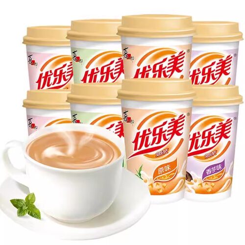 杯装椰果奶茶固体饮料优乐美
