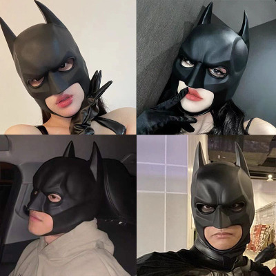 蝙蝠侠面具头套罩batmn男