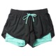 mesh shorts双层网眼布 women Double sports 女士跑步运动短裤