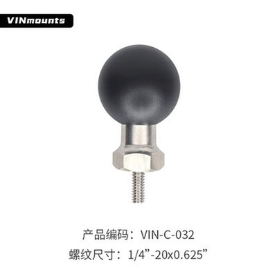 匀发祈鑫带1/4&amp;rdquo;-20x0.625&amp;rdquo;螺纹1.5