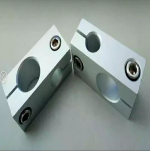 十字固定夹支柱支架交叉连接块misumi双孔固定夹连接器管子