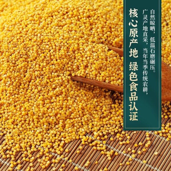 新米上市广灵黄小米月子粥米五谷优杂粮小米粥米5斤山西特产