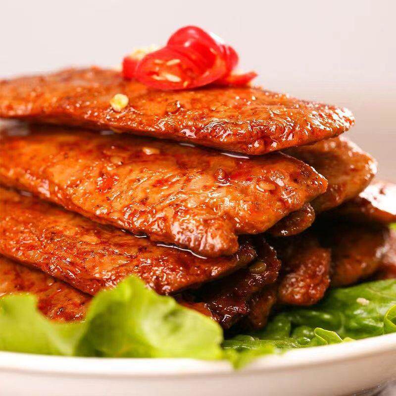 碳烤素肉追剧零食手撕素牛排素牛肉豆干辣条豆腐干解馋小零食