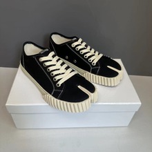 高定网红mm6马吉拉帆布分趾鞋女鞋Tab休闲潮鞋鞋饼干分趾鞋情侣鞋