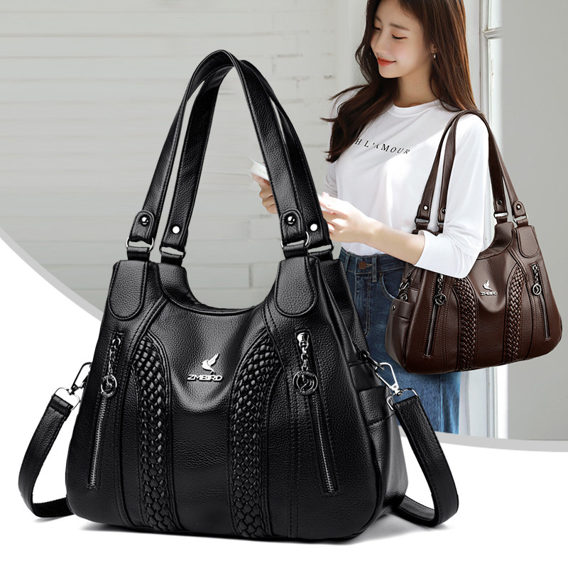 专柜正品女包2026新款托特包潮大容量真皮牛皮单肩手提包通勤大包