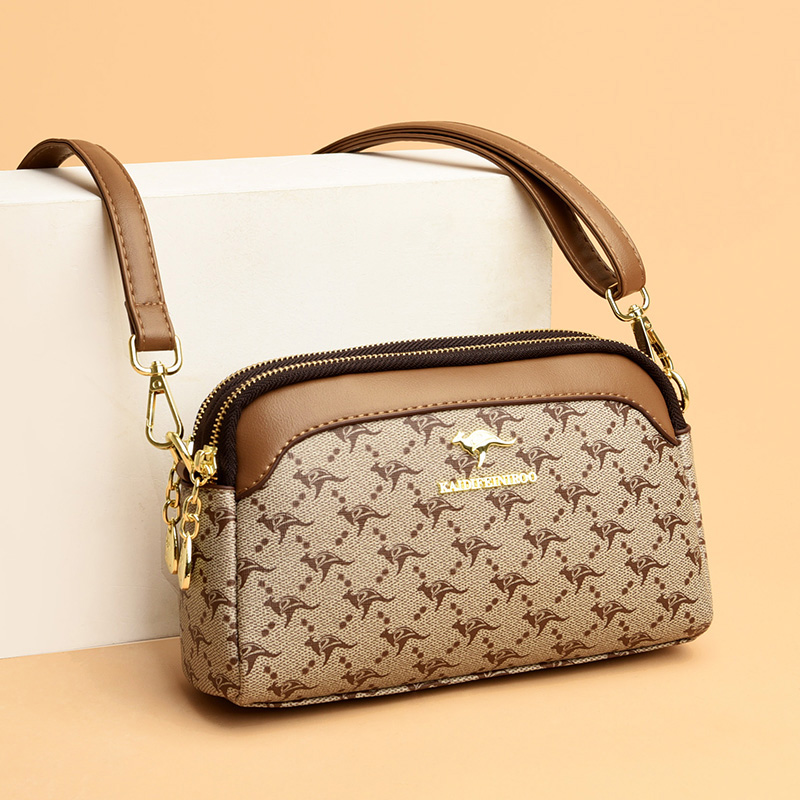 凯迪袋鼠牛皮小包包女2026新款时尚女士单肩包妈妈包高级感斜挎包,箱包皮具/热销女包/男包,通用款女包,淘宝优惠券,粉丝福利购,淘宝优惠卷