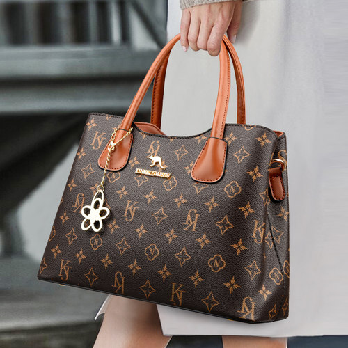 真皮妈妈包包女2025新款女士手提包时尚大容量斜挎包婆婆中年女包