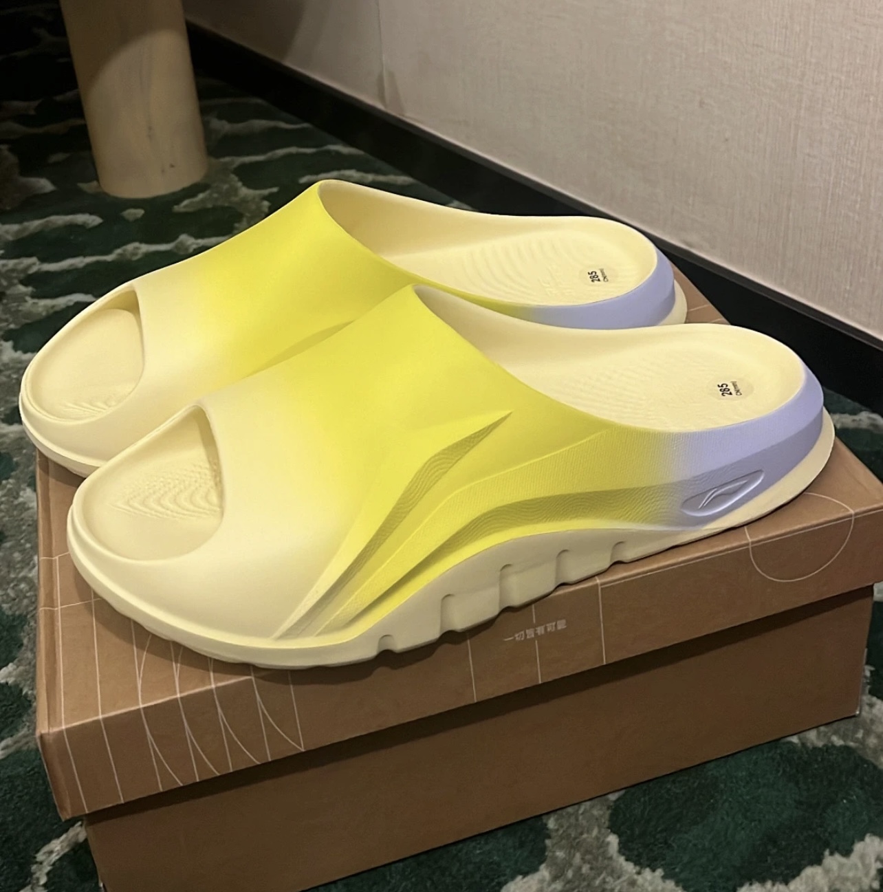 联名款李宁拖鞋男士夏季新品凉鞋篮球户外运动外穿鞋拖