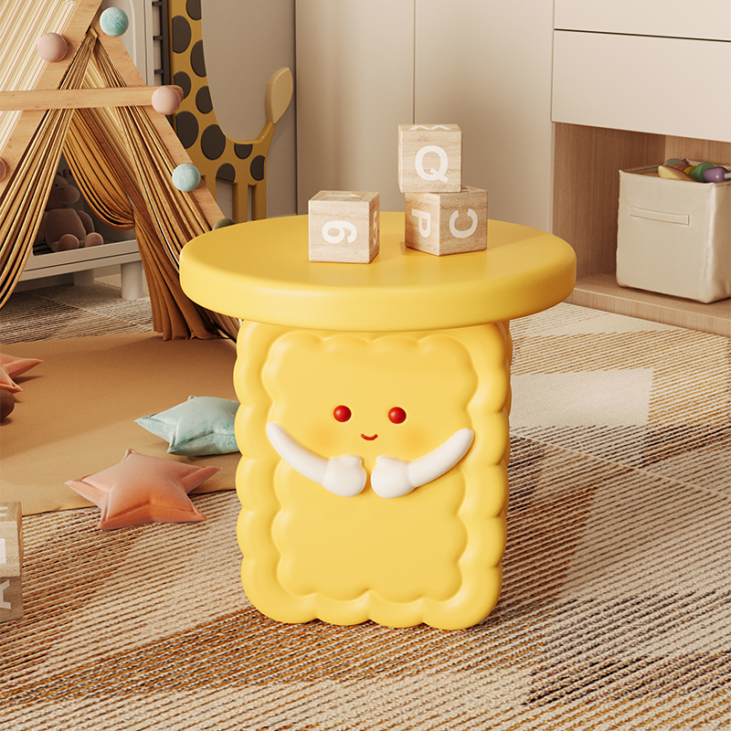 北欧奶油风创意饼干沙发边几