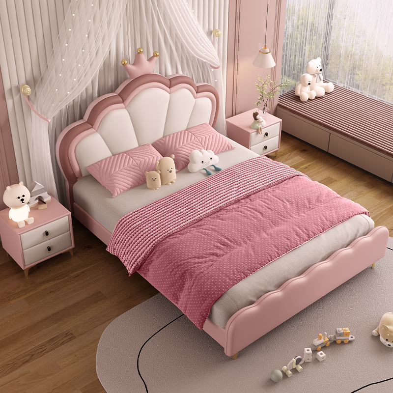 儿童床女孩卧室实木韩式