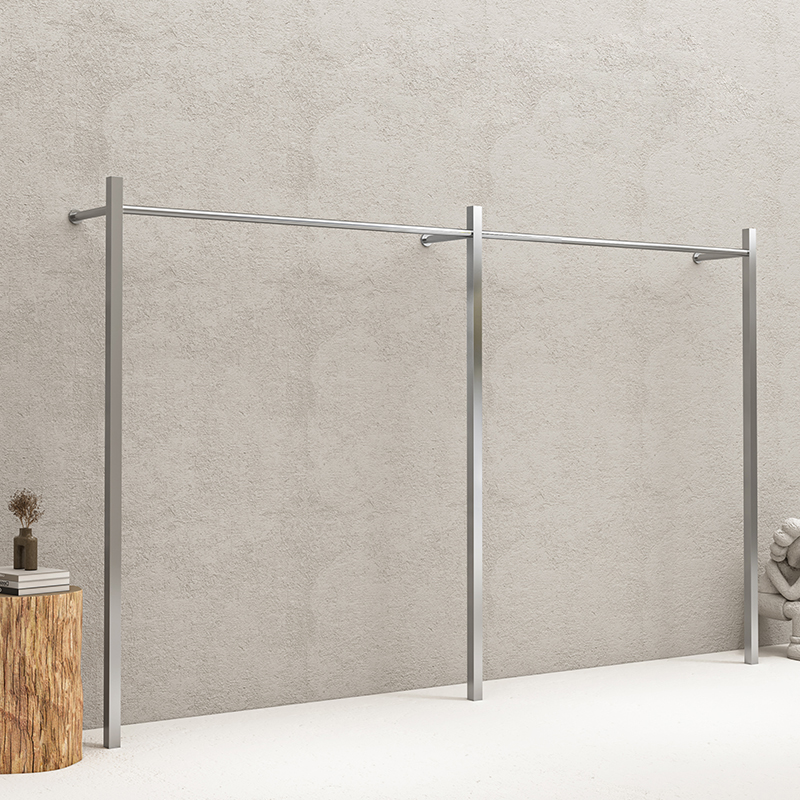 轻奢女装店服装店落地壁挂式