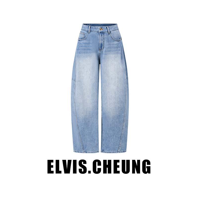 ELVIS.CHEUNG牛仔经典弯刀裤