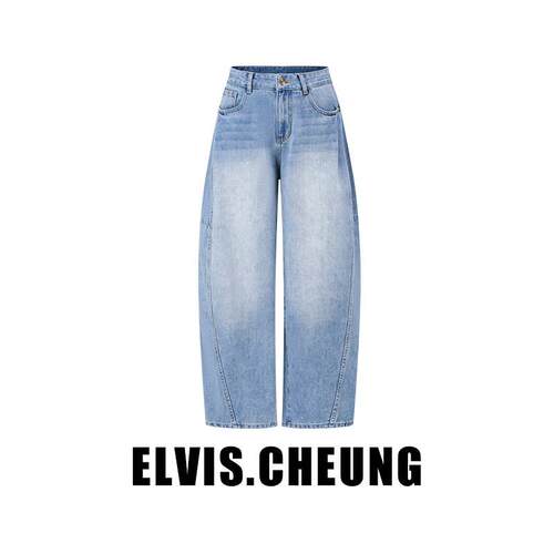 ELVIS.CHEUNG牛仔经典弯刀裤