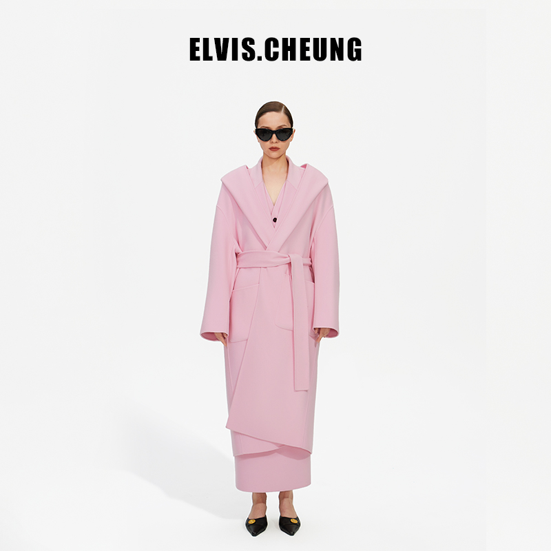 双面长款大衣ELVIS.CHEUNG羊绒