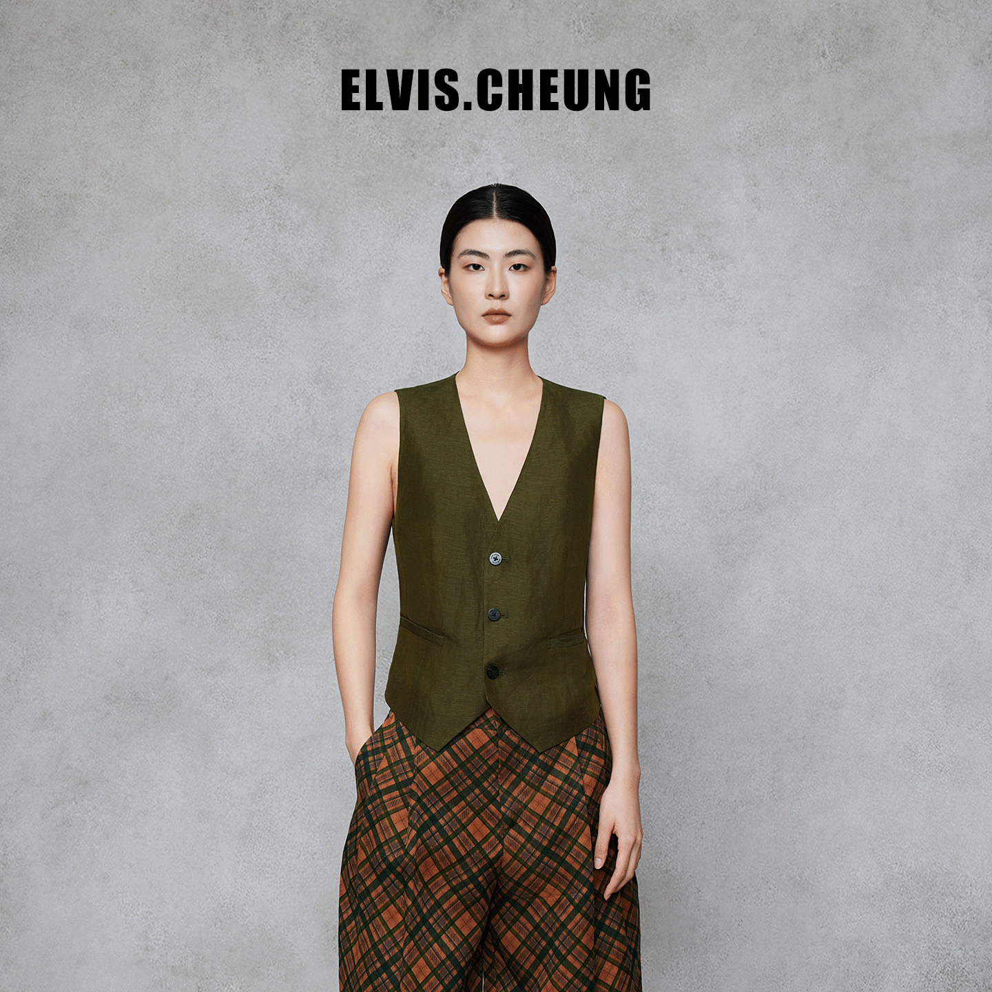 ELVIS.CHEUNG新中式国风马甲