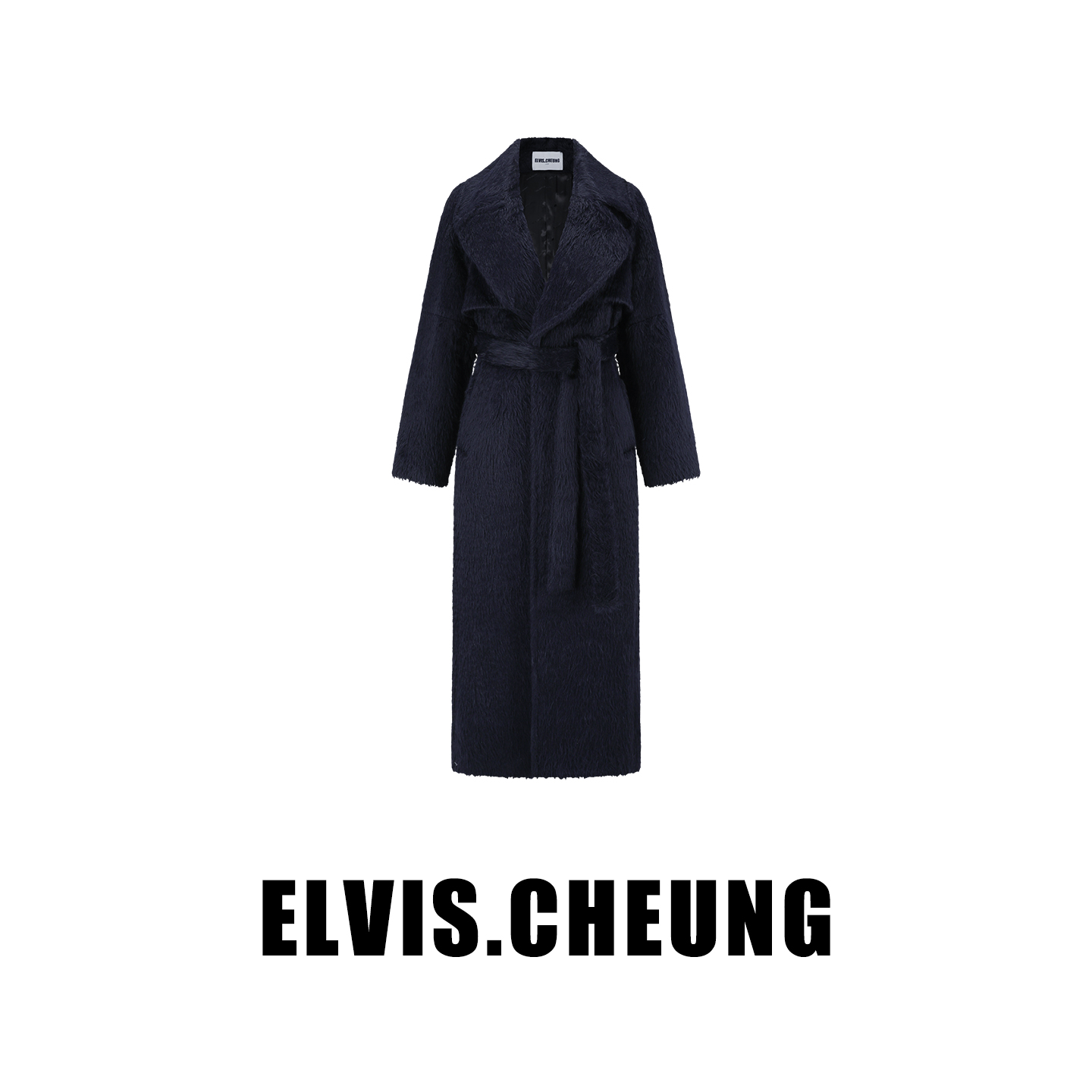 ELVIS.CHEUNG超柔苏丽枪驳领大衣