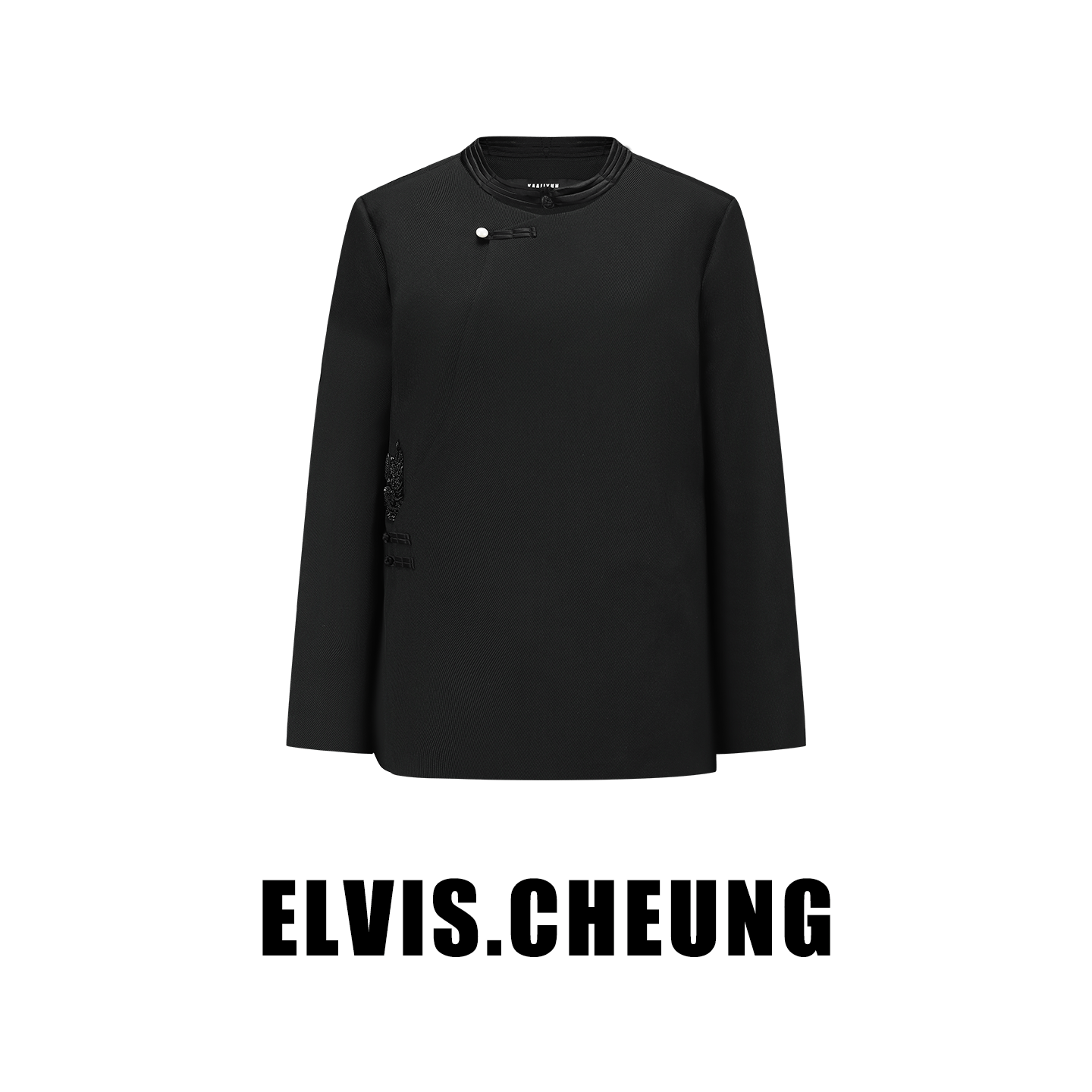 ELVIS.CHEUNG精纺盘扣领中式外套