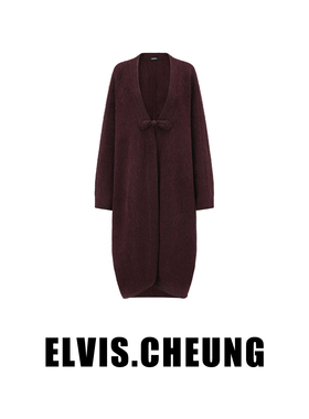 ELVIS.CHEUNG25秋冬牦牛绒斗篷大衣外套女高级显瘦气质时尚上衣