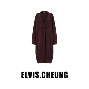 ELVIS.CHEUNG25秋冬牦牛绒斗篷大衣外套女高级显瘦气质时尚上衣