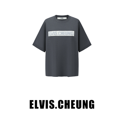 ELVIS.CHEUNG立体字母针织T恤