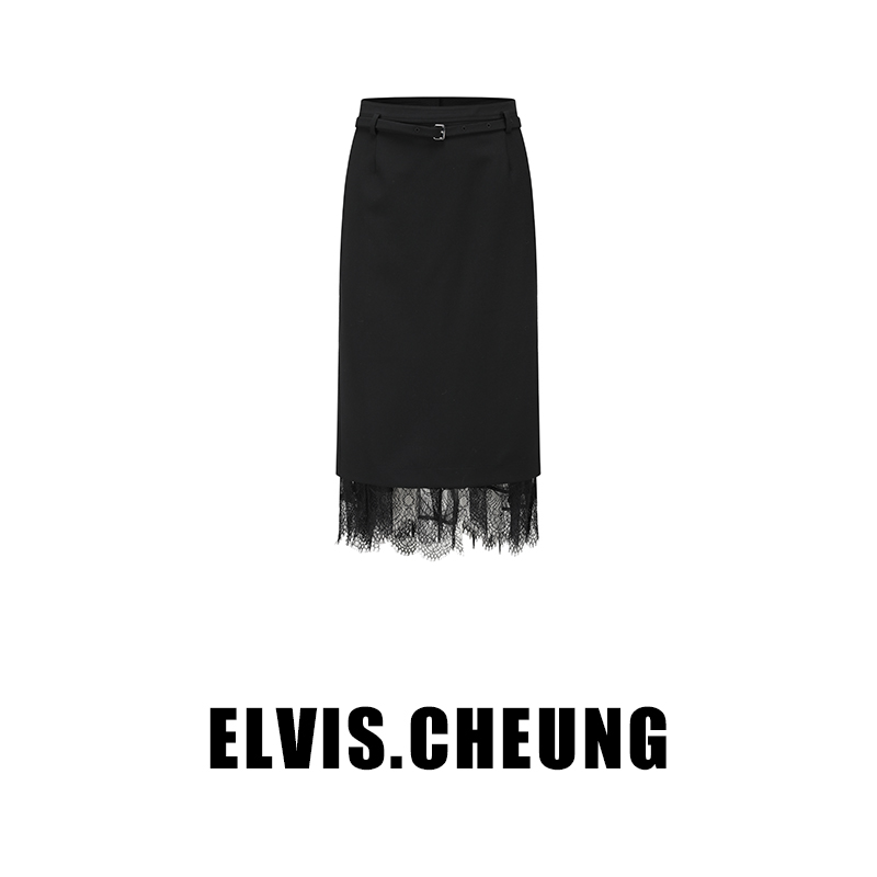 ELVIS.CHEUNG蕾丝鱼尾半身裙