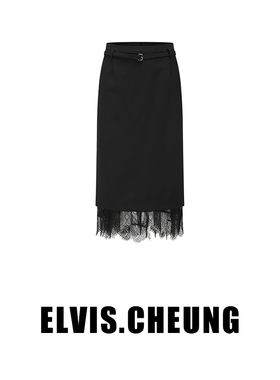ELVIS.CHEUNG25春夏假两件蕾丝鱼尾半裙高腰半身裙女气质显瘦百搭