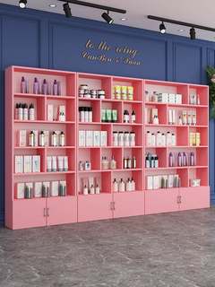 化妆品展示柜美容院美甲理发店产品货柜家用陈列展示架母婴店货架