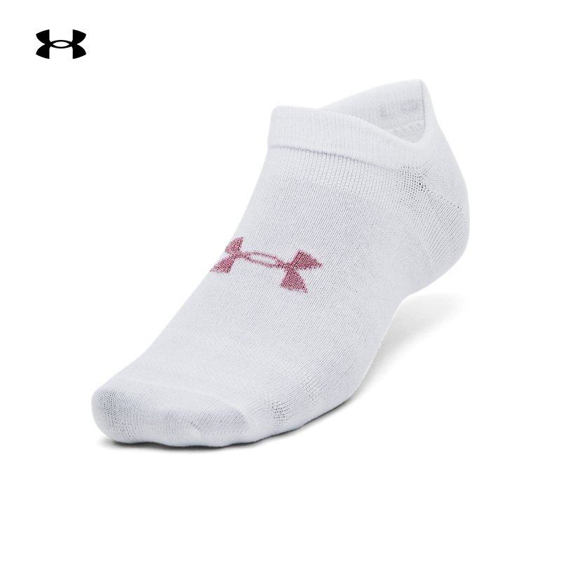 安德玛UA Essential情侣轻薄运动休闲浅口袜-3双装1382623