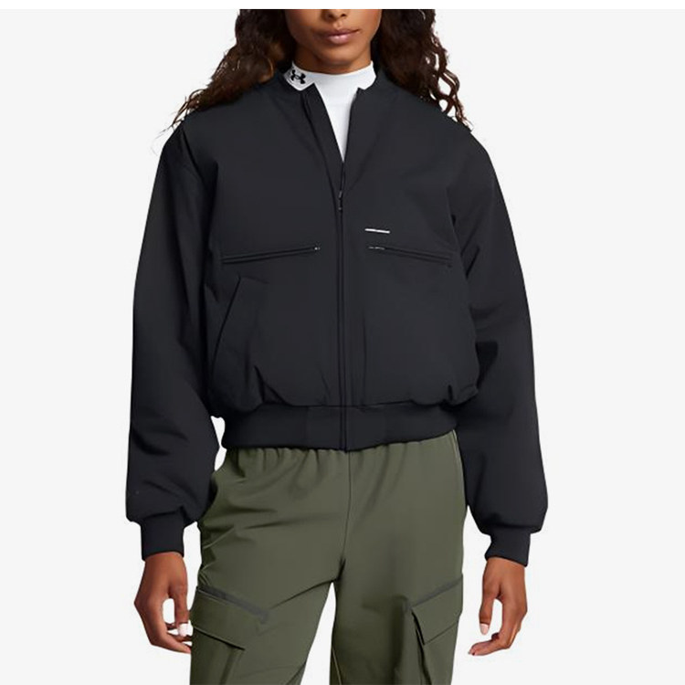 UA安德玛正品新款女士短款宽松加绒梭织休闲夹克外套 1387569,运动服/休闲服装,运动棉衣,淘宝优惠券,粉丝福利购,淘宝优惠卷