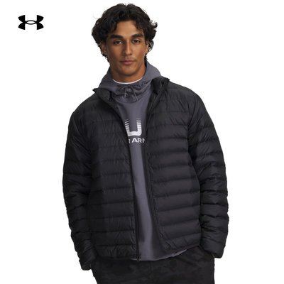 UA安德玛冬季新款防泼水轻薄休闲运动短款男子羽绒服 6007130