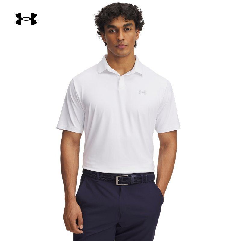 安德玛UA春夏Drive Chill男子高尔夫运动Polo衫 1389596,运动服/休闲服装,运动T恤,淘宝优惠券,粉丝福利购,淘宝优惠卷
