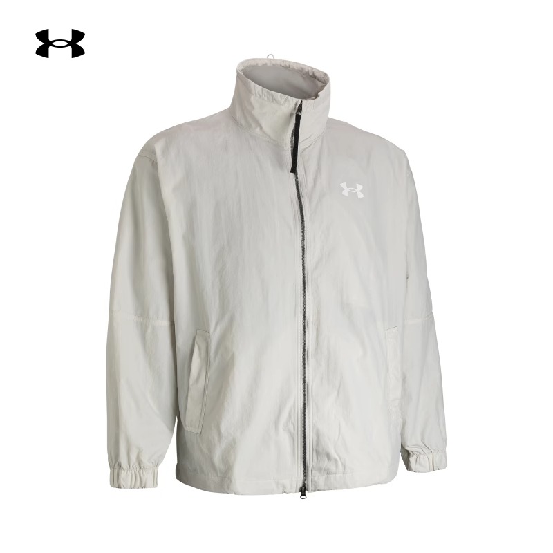 安德玛训练男子立领夹克外套