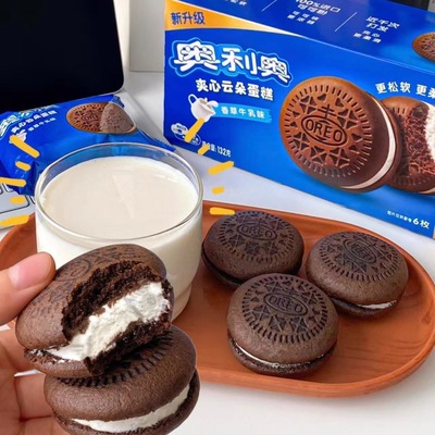 奥利奥夹心云朵蛋糕面包好吃不腻