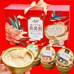 AJI厚椰乳黑米牛奶五黑燕窝粥营养早餐免煮即食零食新年送礼盒装
