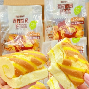 嗨山姆先森青柠戚风卷蛋糕好吃