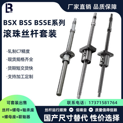 滚珠丝杆BSX BSS BSSE0802 1002 1010 1204 1510 1520 2005 2510