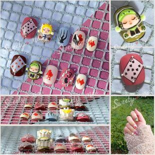 【魔法牌童】短圆手工穿戴甲扑克精灵好运盲盒娃娃爱丽丝女王卡通