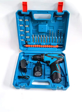 手电钻冲击钻家用无刷锂电池手电动钻充电式手枪转打孔LS